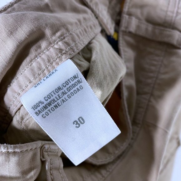 Lucky Brand Women's Size 10 / 30 Khaki Embroidered Floral Khaki Pants Cropped - Picture 11 of 11